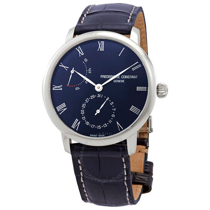 Frederique Constant, Slimline Automatic Power Reserve Blue Men's Watch