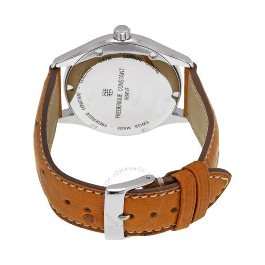 Frederique Constant, Classic Silver Dial Tan Leather Men's Watch Watch