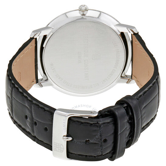 Frederique Constant, Slimline Black Dial Men's Watch