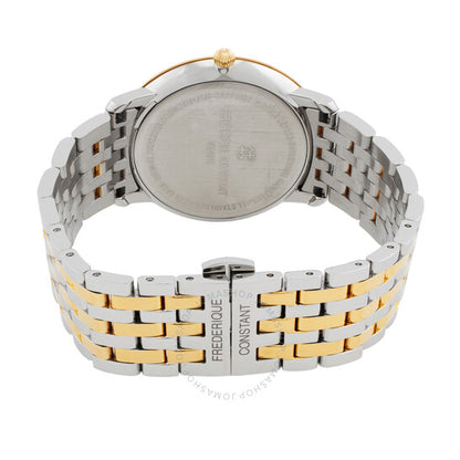 Frederique Constant, Slimline Gents Quartz White Dial Watch