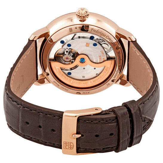 Frederique Constant, SlimLine Moonphase Automatic Brown Dial Men's Watch