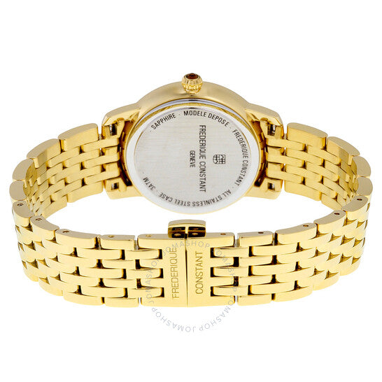 Frederique Constant, Slimline Moonphase Mother of Pearl Dial Ladies Watch