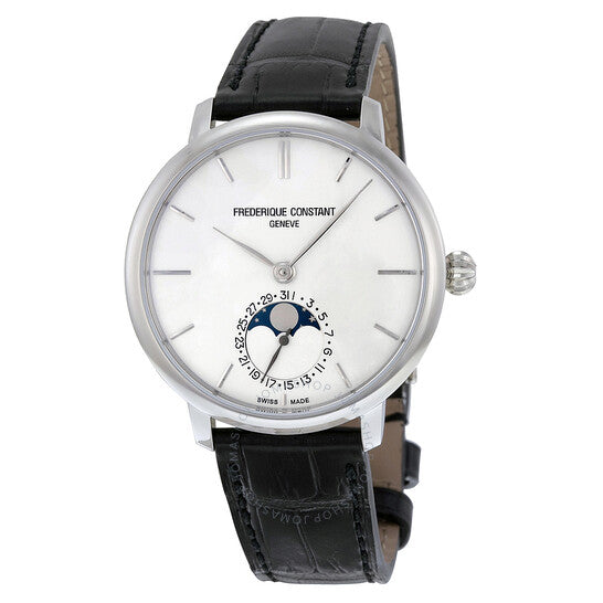 Frederique Constant, Slimline Moonphase Silver Dial Men's Watch