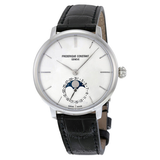 Frederique Constant, Slimline Moonphase Silver Dial Men's Watch