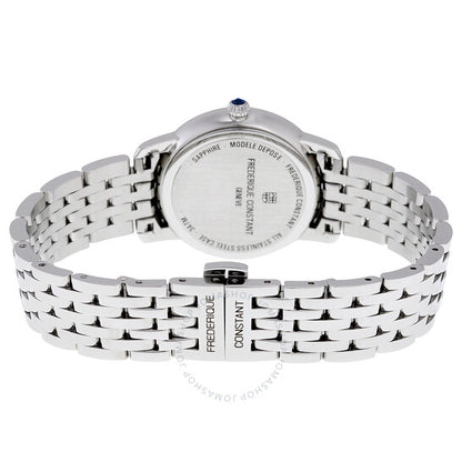 Frederique Constant, Slimline Mother of Pearl Dial Diamond Ladies Watch