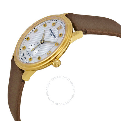Frederique Constant, Slimline Mother of Pearl Dial Gold-plated Ladies Watch