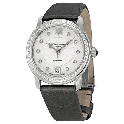 Frederique Constant, Slimline Automatic Mother of Pearl Diamond Ladies Watch