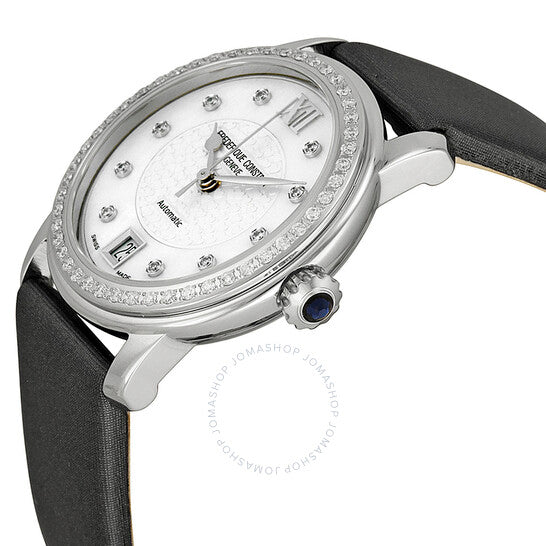 Frederique Constant, Slimline Automatic Mother of Pearl Diamond Ladies Watch