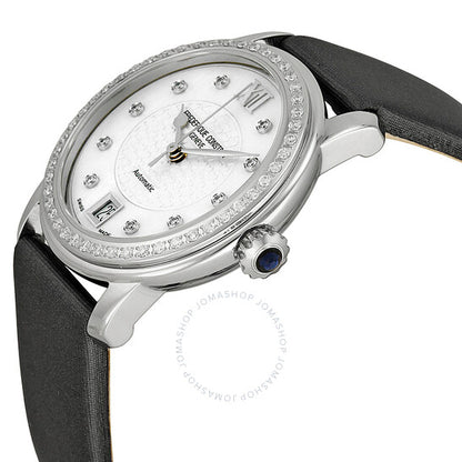 Frederique Constant, Slimline Automatic Mother of Pearl Diamond Ladies Watch