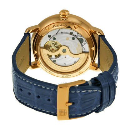 Frederique Constant, Slimline Navy Dial Navy Leather Men's Watch