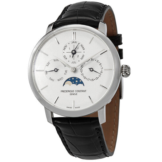 Frederique Constant, Slimline Perpetual Moon Phase Automatic Men's Watch 775S4S6