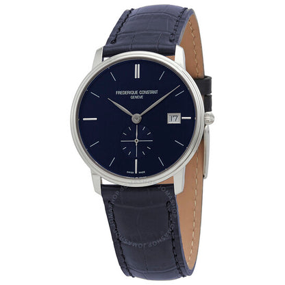 Frederique Constant, Slimline Quartz Blue Dial Men's Watch