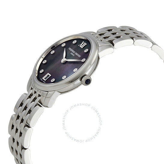 Frederique Constant, Slimline Quartz Diamond Ladies Watch