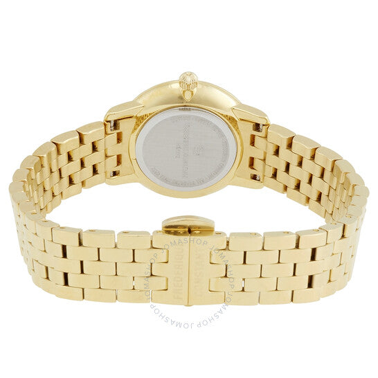 Frederique Constant, Slimline Quartz Diamond White Dial Ladies Watch