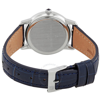 Frederique Constant, Slimline Quartz Moon Phase Silver Dial Ladies Watch