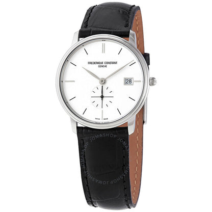 Frederique Constant, Slimline Quartz White Dial Men's Watch