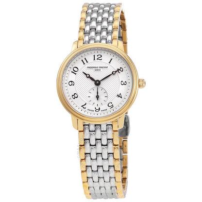 Frederique Constant, SlimLine Quartz White Dial Ladies Watch