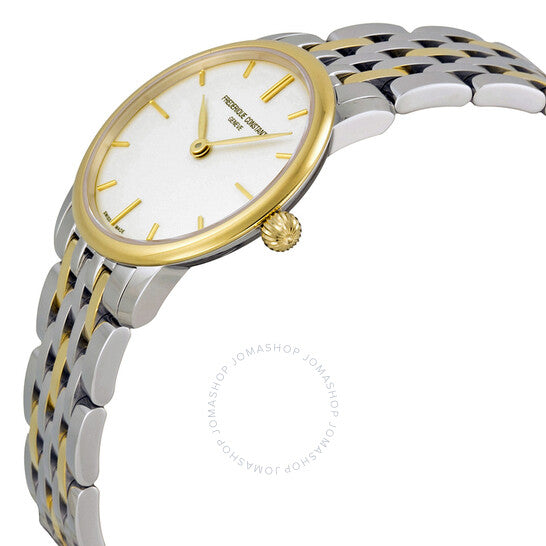 Frederique Constant, Slimline Silver Dial Ladies Watch