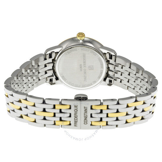 Frederique Constant, Slimline Silver Dial Ladies Watch