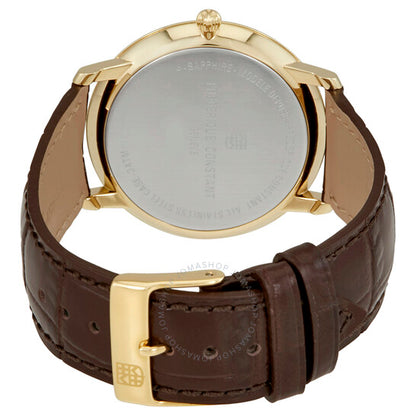 ساعة فريدريك كونستانت، رفيعة الملمس للرجال، بمينا فضي، 245VA5S5