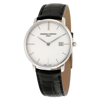 Frederique Constant, Slimline Silver Dial Men's Watch