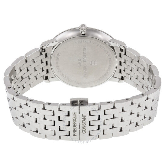 Frederique Constant, Slimline Silver Dial Men's Watch