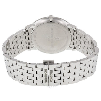 Frederique Constant, Slimline Silver Dial Men's Watch