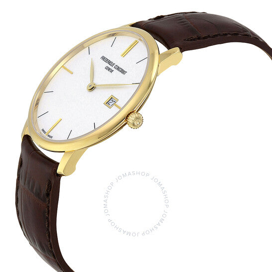 Frederique Constant, Slimline Silver Dial Men's Watch