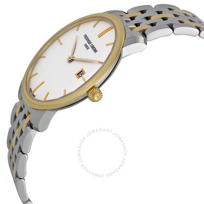 Frederique Constant, Slimline Automatic Silver Dial Two-tone Steel Men's Watch