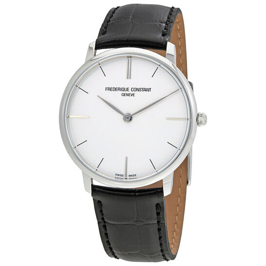 Frederique Constant, Slimline White Dial Men's Watch