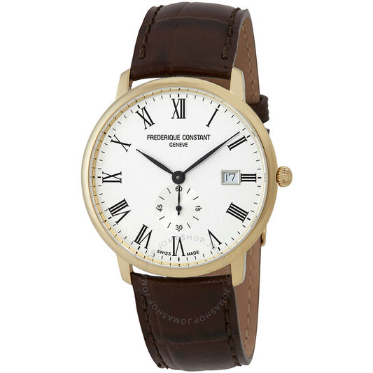 Frederique Constant, Slimline White Dial Men's Watch