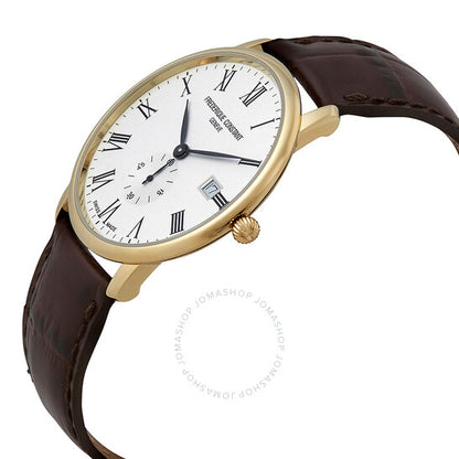 Frederique Constant, Slimline White Dial Men's Watch