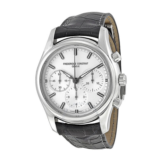 Frederique Constant, Vintage Rally Chronograph Automatic Silver Dial Men's Watch