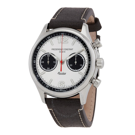 Frederique Constant, Vintage Rally Healey Chronograph Automatic White Dial Men's Watch