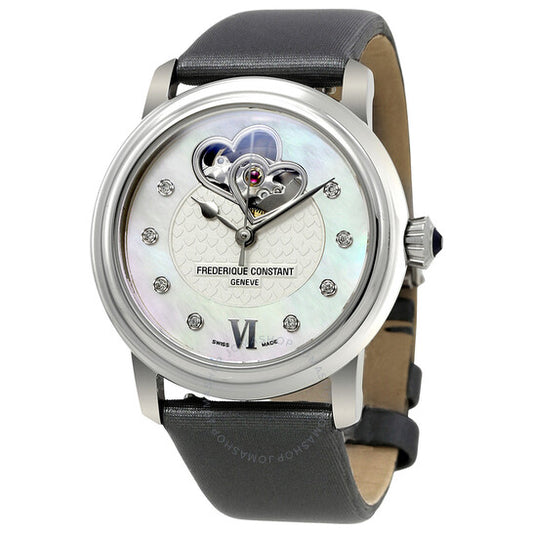Frederique Constant, White Mother of Pearl Ladies Watch