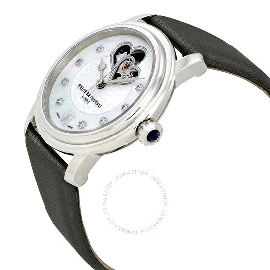Frederique Constant, White Mother of Pearl Ladies Watch