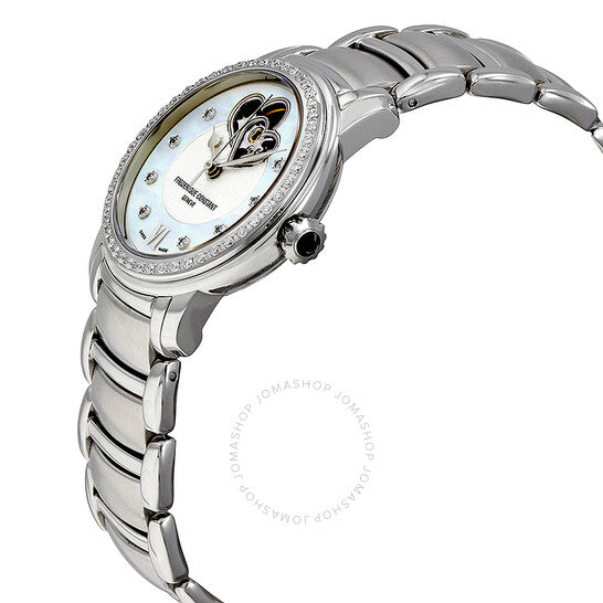 Frederique Constant, White Mother of Pearl Ladies Watch