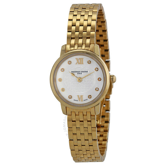 Frederique Constant, Yellow Gold-plated Ladies Watch