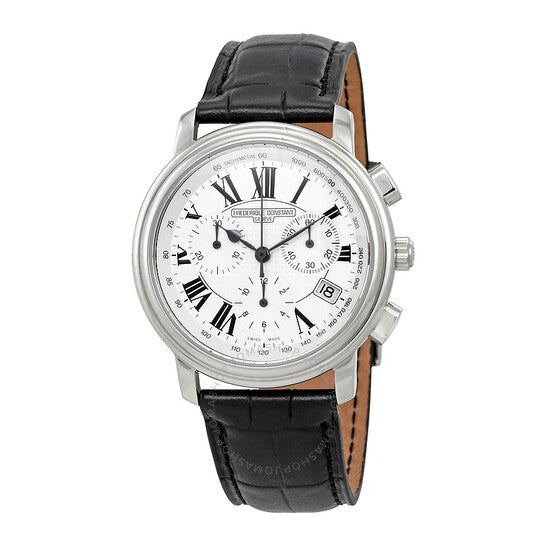 Frederique Constant, Frederique Chronograph White Dial Men's Watch