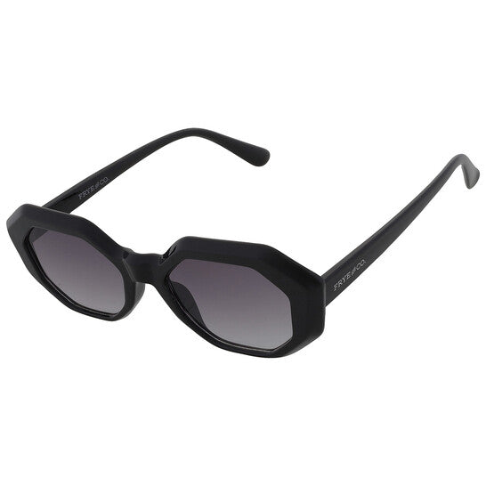 39419FCO001 Smoke Geometric Ladies Sunglasses