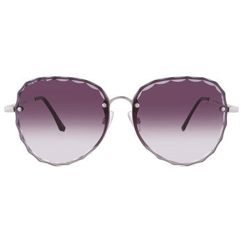 50856FCO040 Smoke Oval Ladies Sunglasses