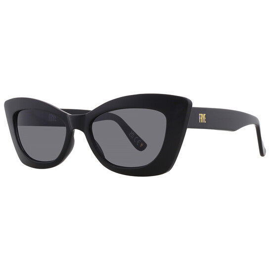 51437FRY BLK Smoke Cat Eye Ladies Sunglasses