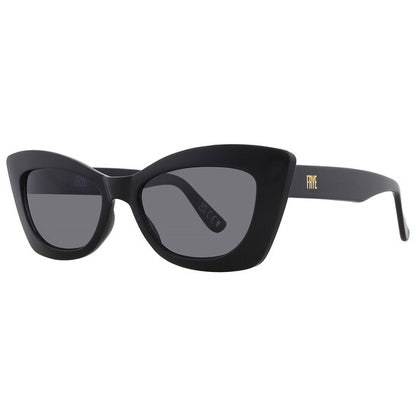 51437FRY BLK Smoke Cat Eye Ladies Sunglasses