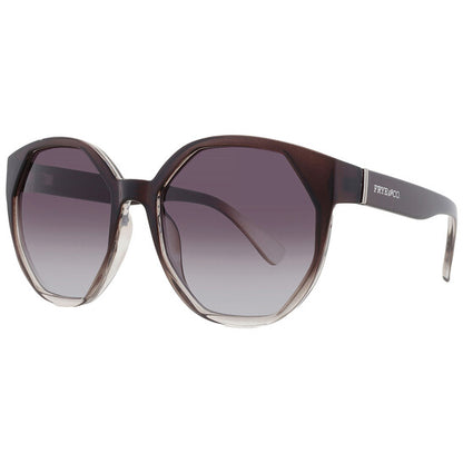 53311FCO001 Smoke Oval Ladies Sunglasses