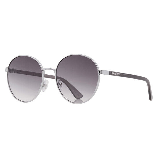 53848FCO040 Smoke Round Ladies Sunglasses