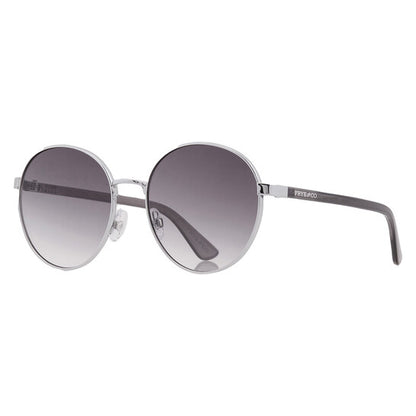 53848FCO040 Smoke Round Ladies Sunglasses