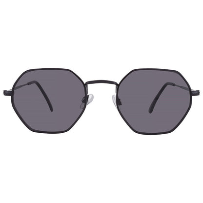 58969FCO001 Smoke Hexagonal Ladies Sunglasses