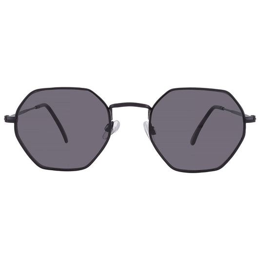58969FCO001 Smoke Hexagonal Ladies Sunglasses