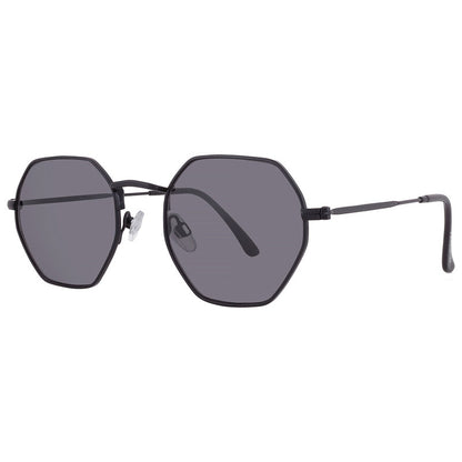 58969FCO001 Smoke Hexagonal Ladies Sunglasses
