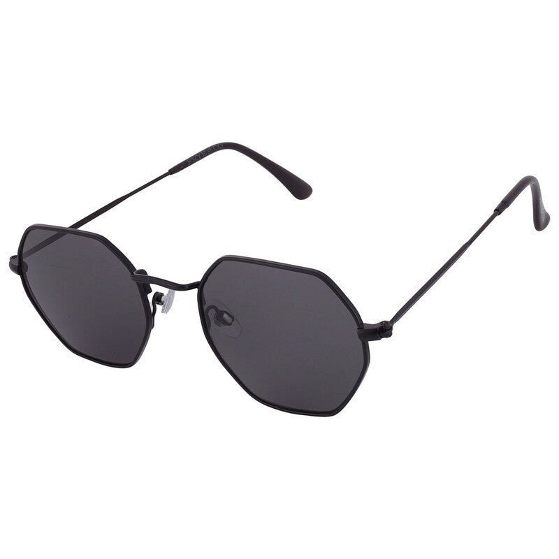 58969FCO001 Smoke Hexagonal Ladies Sunglasses